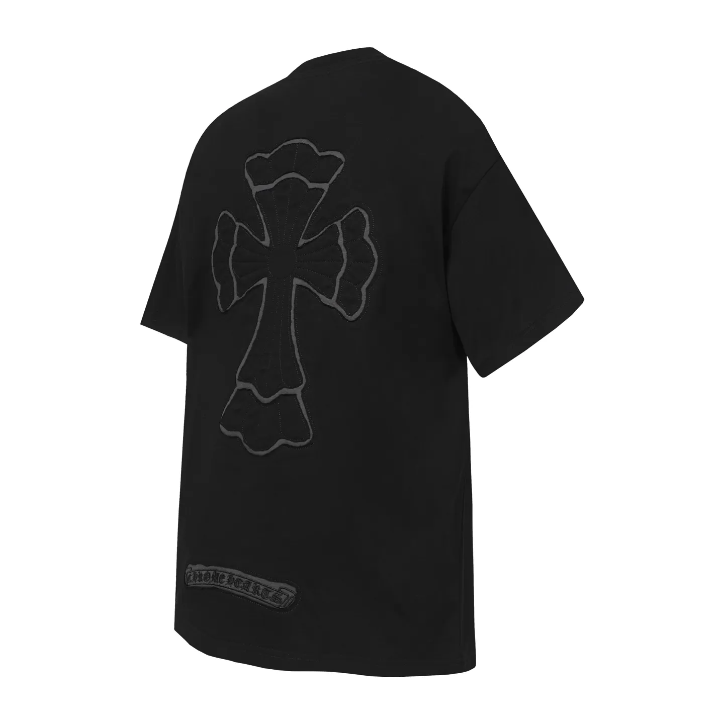 P160 Chrome Hearts CH Chrome Hearts Heavy Industry patch embroidered cross ✝️Short-sleeved T-shirt Use imported Tajima machine embroidery Correctly configured Black 2025 Chrome Hearts nylon bag authentic packaging 260 grams of custom-dyed double-yarn cotton Large version Loose and stylish Differentiated from low version slim and long version The upper body pulls the hips 100% commitment: top quality Do not make fast food The highest version on the market Top quality - different from those ordinary versions on the market If you care about quality, you should also respect the price. Absolutely 0 after-sales service and 0 return rate so far. It’s hard not to love the style - 260g custom-dyed double yarn fabric - Correct high-density main mark, washed tag, hand-sewn